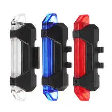 Bike Light USB Charging LED Warning Light Night Cycling Tail Light Mountain