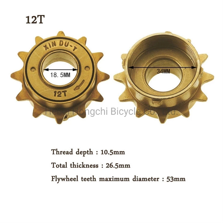 Attractive Price Single Speed Bicycle Freewheel Sprocket 16t Freewheel